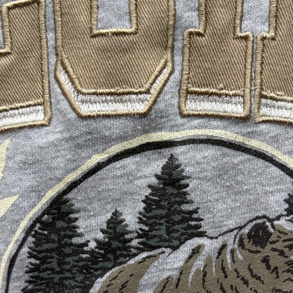 2/20$ SWS Athletics Colorado Bear Graphic Crewneck Sweatshirt Heather Grey Small - Picture 8 of 9